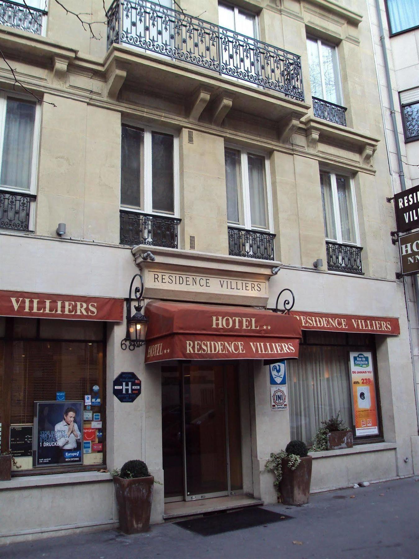 Residence Villiers Париж Экстерьер фото